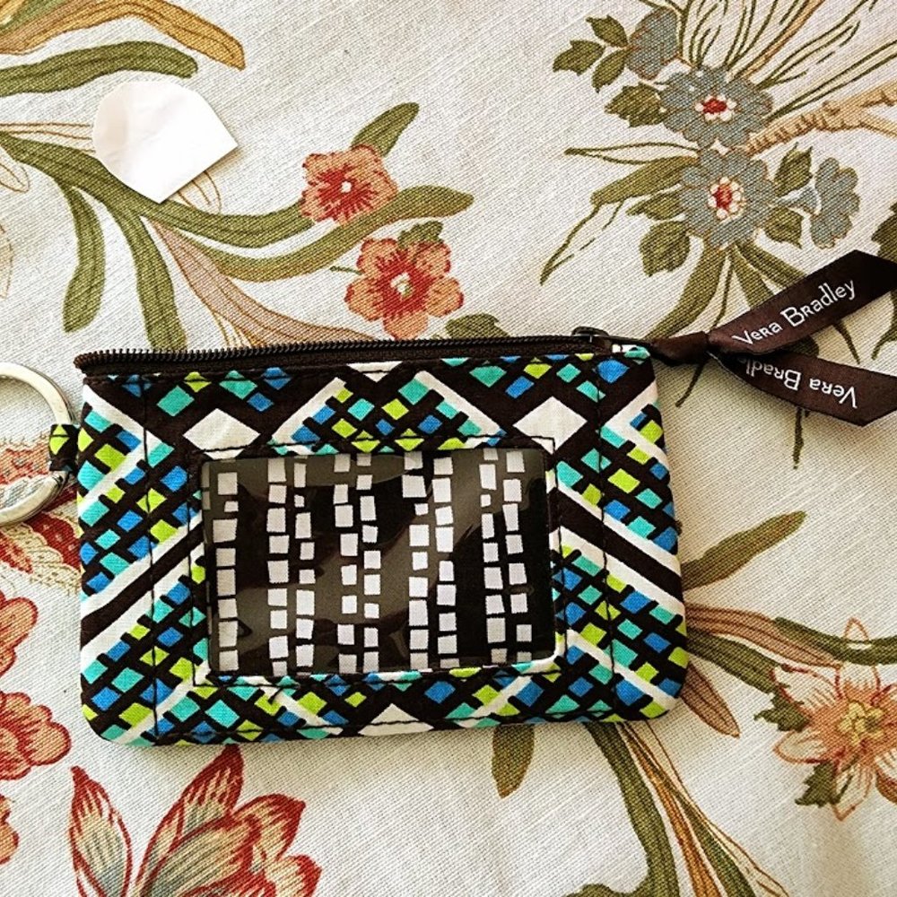 Vera Bradley Up Zip ID Case - Picture 2 of 7
